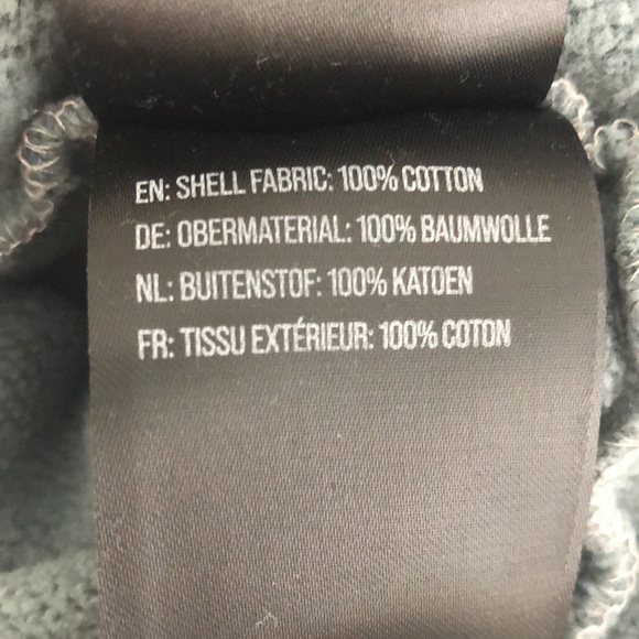 Peso Oversized Faded Zip Hoodie, Shark Grey - Picture 8 of 10